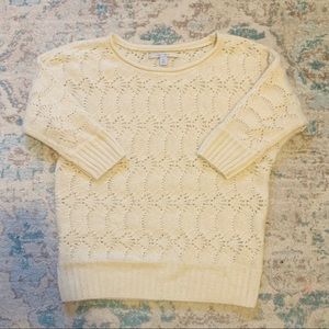 Lauren Conrad Cream Sweater
